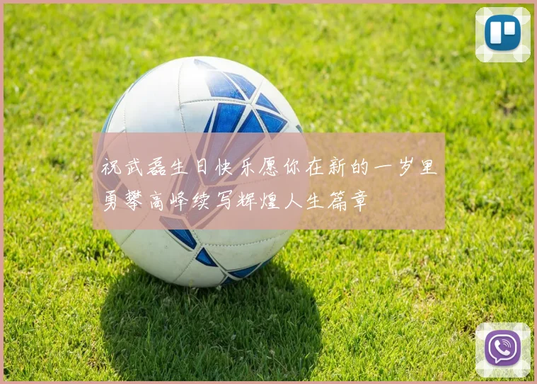 祝武磊生日快乐愿你在新的一岁里勇攀高峰续写辉煌人生篇章
